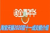 淘宝天猫2020双十一成交额介绍
