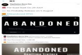 【单机】网曝：PS5独占第一人称恐怖游戏《Abandoned》8月5日发售
